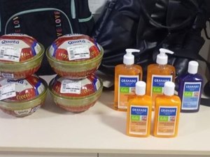 Casal é detido por tentativa de furto em supermercado na Ponta Verde