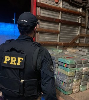 PRF apreende quase 360 kg de basta base de cocaína em São Miguel dos Campos