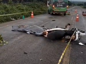 Colisão entre motocicletas deixa um morto na zona rural do município de Craíbas