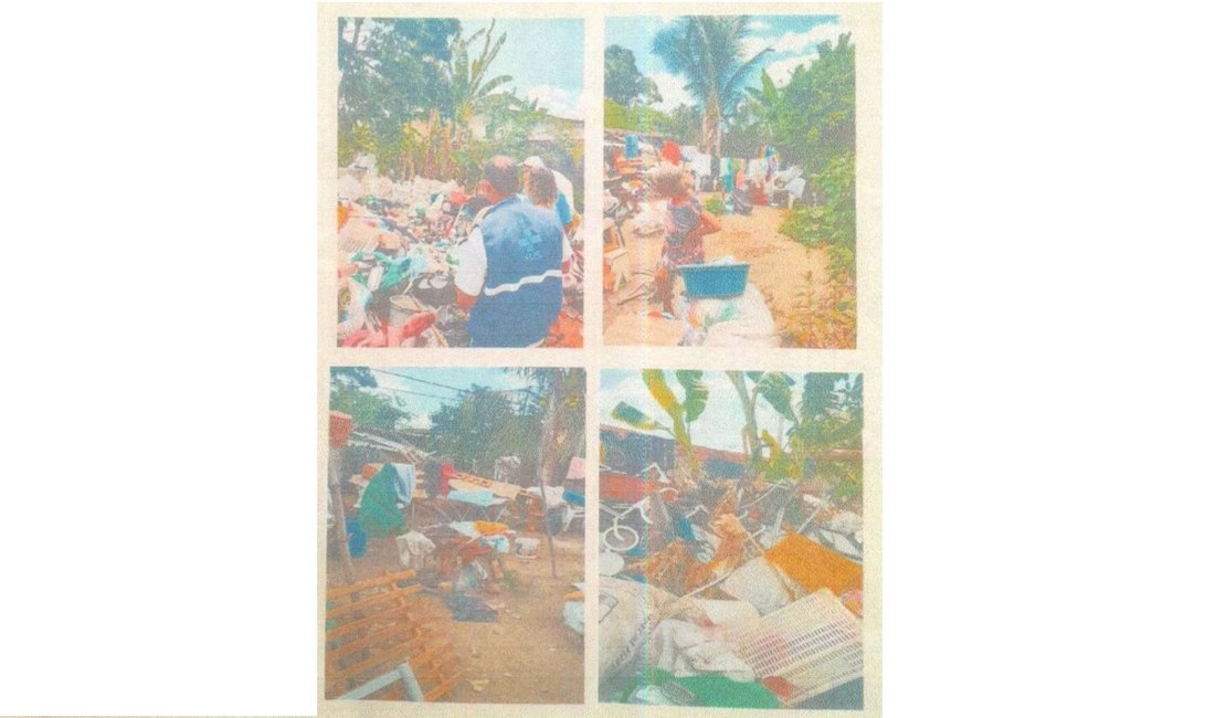 Após ação do MPAL, município de Pilar reorganiza residência marcada por acúmulo extremo de resíduos