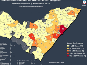 Cidades do Norte de AL sofrem uma explosão de casos da Covid-19