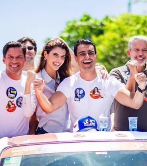 Arthur Lira, JHC e Marina comandam carreata por bairros de Maceió