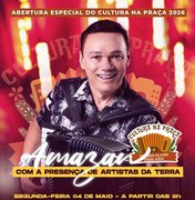 Amazan se apresenta nesta segunda-feira no Cultura na Praça, em Arapiraca