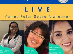 Grupo de Alzheimer de Arapiraca realiza live nesta quinta-feira (30)