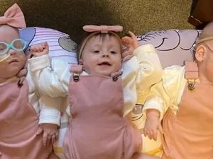 Guinness Book: britânicas se tornam as trigêmeas mais prematuras do mundo