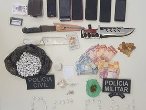 Operação integrada da polícia no combate ao tráfico de drogas prende sergipano em Porto Real do Colégio-AL