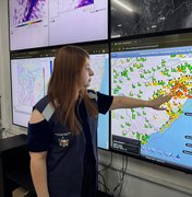 Semarh prevê chuvas e tempo instável em Alagoas durante o fim de semana
