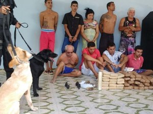 Operação integrada apreende drogas, armas e 17 criminosos no Agreste
