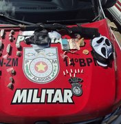 Polícia prende suspeito de tráfico e apreende drogas e arma de fogo em Joaquim Gomes