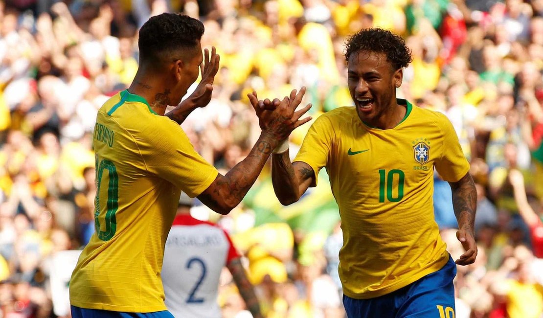 Neymar volta aos gramados, marca golaço e Brasil vence a Croácia por 2 a 0