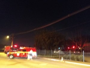 Agência do INSS pega fogo na noite desta sexta-feira (09) em Arapiraca