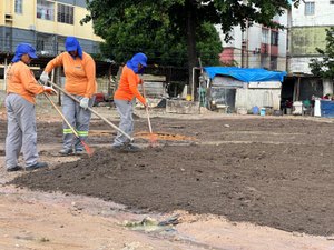 Limpeza Urbana inicia revitalização de área que era usada para descarte irregular