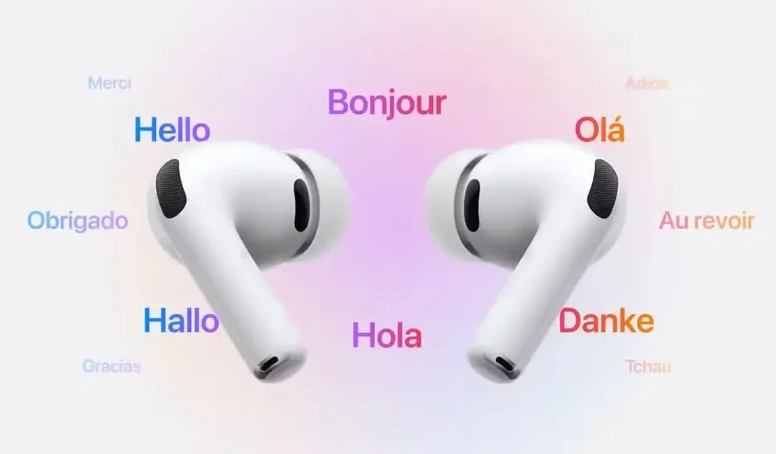 Apple lança fones de ouvido com tradução simultânea via IA