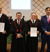 Humberto Pimentel e Péricles Gama tomam posse como procuradores de Justiça do MPAL