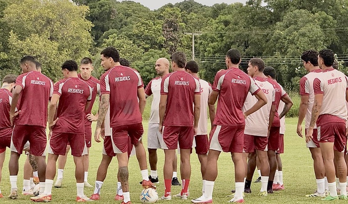 CRB finaliza preparação e encara o Fluminense-PI pela Copa do Nordeste