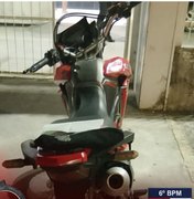 Motoqueiro é detido por receptação e veículo é apreendido em Matriz de Camaragibe