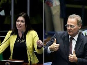 Renan e Tebet medem força para ser nome do MDB em eleição ao Senado