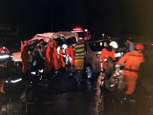 Permanecem internados três sobreviventes do acidente em Batalha