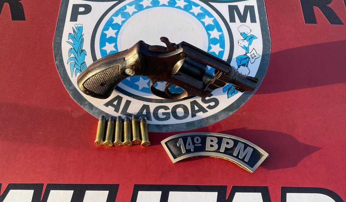 Polícia apreende arma de fogo na casa de jovem no município de Colônia Leopoldina