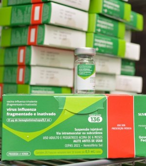 Campanha contra Influenza começa amanhã; Sesau distribui mais de 365 mil doses