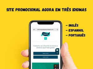 Site promocional de Maragogi agora possui três idiomas
