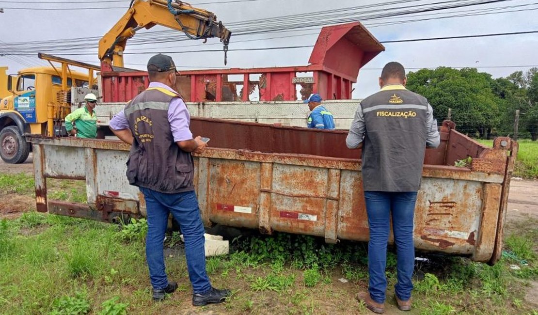 Prefeitura desobstrui áreas públicas na parte alta de Maceió