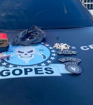 Polícia Militar prende suspeitos de tráfico e apreende drogas em Teotônio Vilela e Maceió