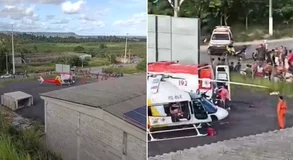 Colisão entre motocicletas deixa homem gravemente ferido em Marechal Deodoro