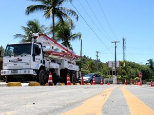 Duplicação da AL 101 Norte: trabalhos são focados na implementação de sistema de drenagem