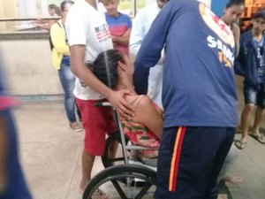 Mulher é vítima de espancamento, em Arapiraca