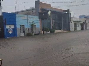 Chuva intensa provoca alagamentos e transtornos em Santana do Ipanema