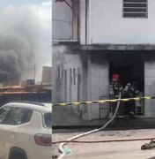 [Vídeo] Incêndio atinge oficina de conserto de eletrodomésticos em Arapiraca