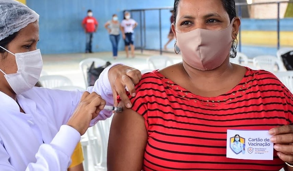 Campestre inicia vacinação para pessoas de 45 anos