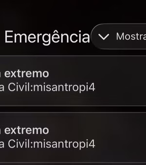 Defesa Civil Nacional envia alerta sonoro extremo a celulares; órgão fala em possível ataque hacker