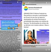 Luana Piovani celebra cancelamento do show de Oruam em festival