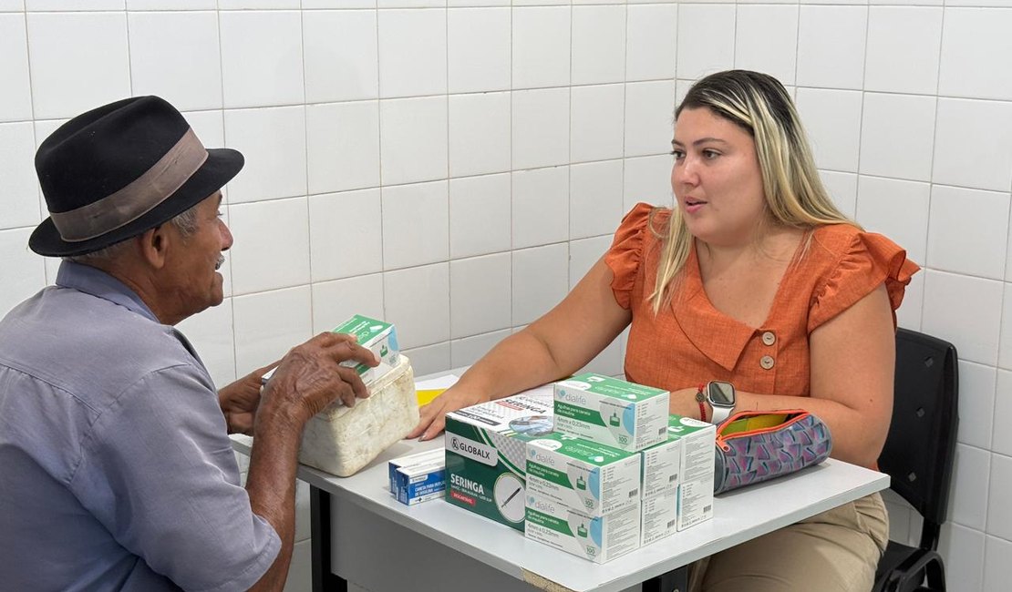 São Sebastião alcança cobertura total na entrega de canetas para pacientes com diabetes