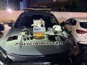 Suspeito de fornecer armas e drogas é preso pela Rotam na Barra de São Miguel