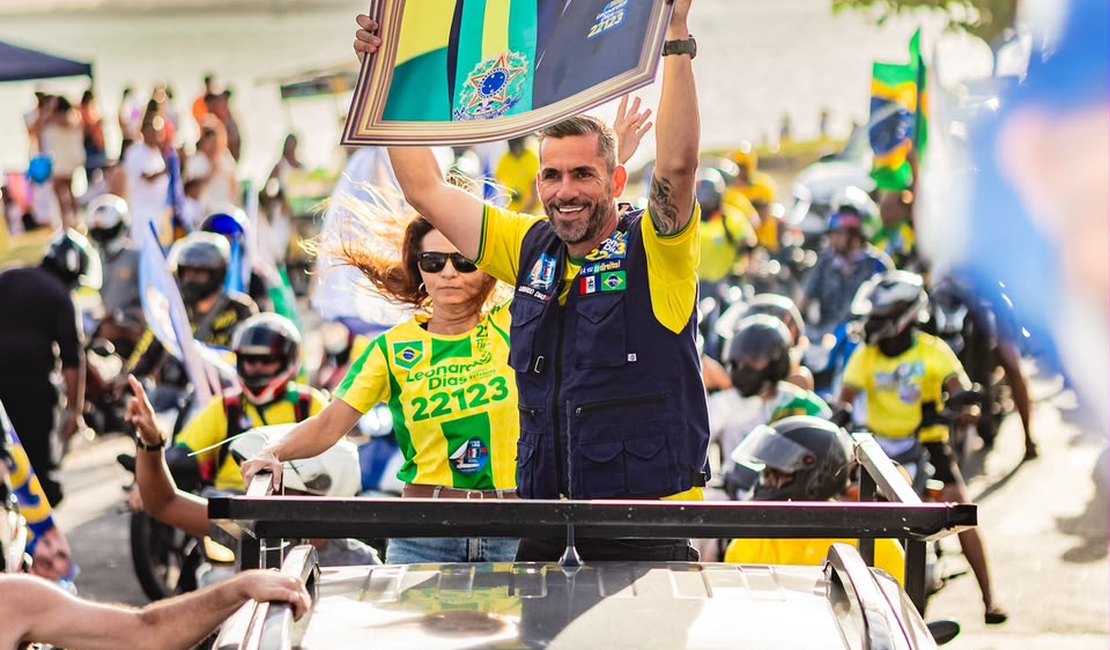 Leonardo Dias divulga agenda de carreatas em apoio a Flávio Bolsonaro em AL