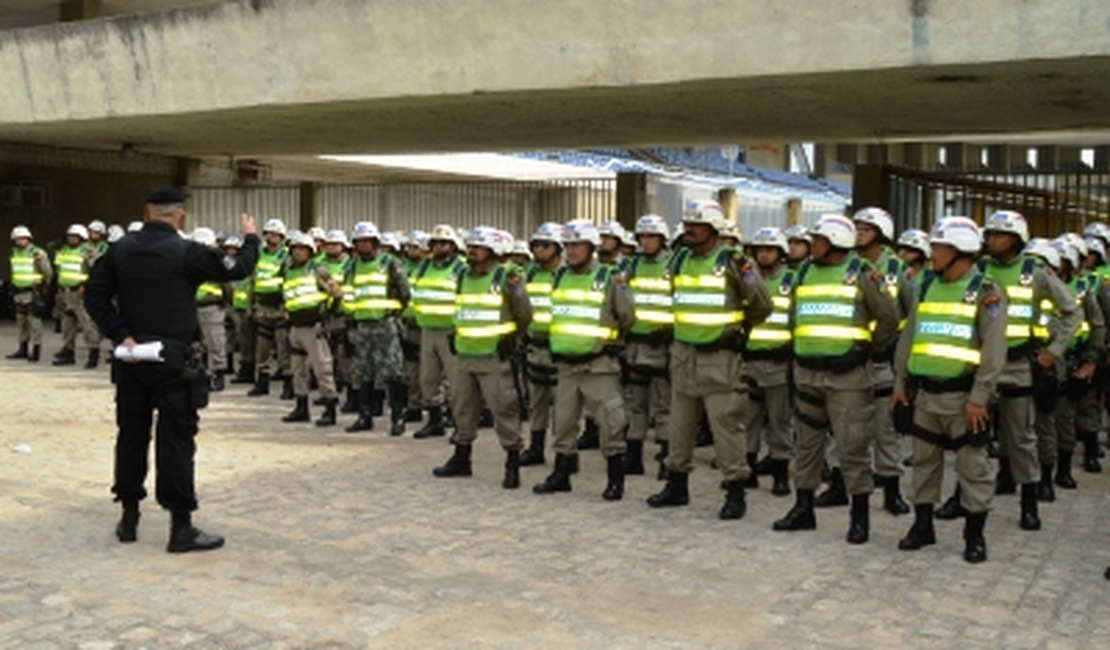 Polícia Militar apresenta plano de segurança para clássico CSA x CRB