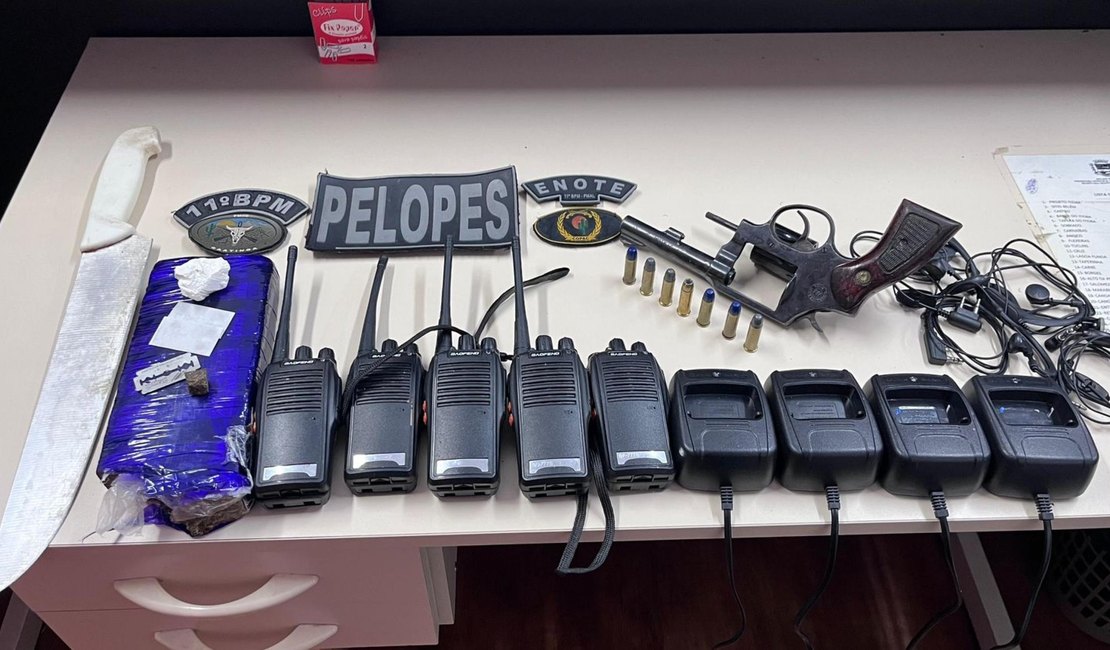 PM prende suspeito de tentativa de homicídio e apreende drogas em Porto Real do Colégio