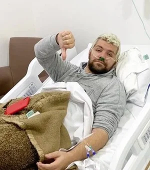 Victor Sarro é hospitalizado às pressas: “Estômago parou e vomitei sangue'