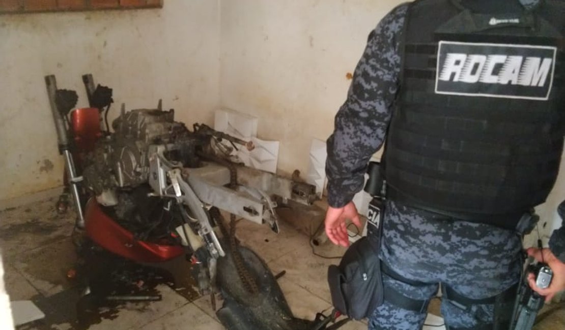 Após denúncia Polícia recupera moto em Arapiraca
