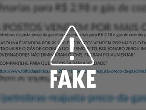 É falso que governadores aumentaram imposto sobre gasolina e gás de cozinha
