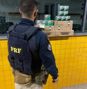 Polícia Rodoviária Federal prende homem por porte ilegal de arma de fogo, em Canapi