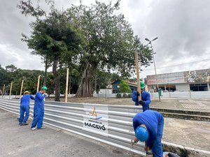 Prefeitura inicia reforma das Praças São José e Maravilha, nos bairros Fernão Velho e Poço
