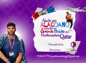 Jovem de Santana do Ipanema ganha bolsa integral e busca apoio para estudar no Qatar