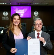 Ceci reforça compromisso com proteção às mulheres em evento no TJAL