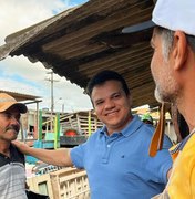 Ricardo Nezinho visita feira e participa de ações no interior de Alagoas