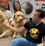 [Vídeo] Delegado Leonan Pinheiro lidera protesto no Aeroporto Zumbi dos Palmares pela morte do cão Joca