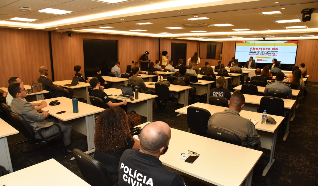 Alagoas participa de curso voltado à atuação policial antirracista do Ministério da Justiça